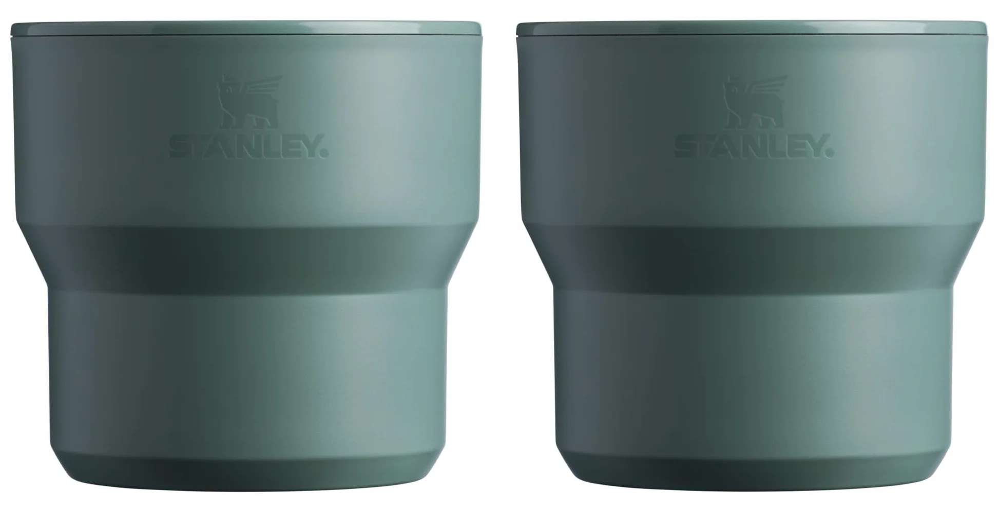 Stanley Wildfare Go Set da Cucina in Acciaio Inox 4 Pezzi | Pentola da 32 oz e Coperchio con Maniglia Pieghevole e Bloccabile | 2 Tazze Impilabili | Elementi Essenziali da Campeggio per la Tua Cucina