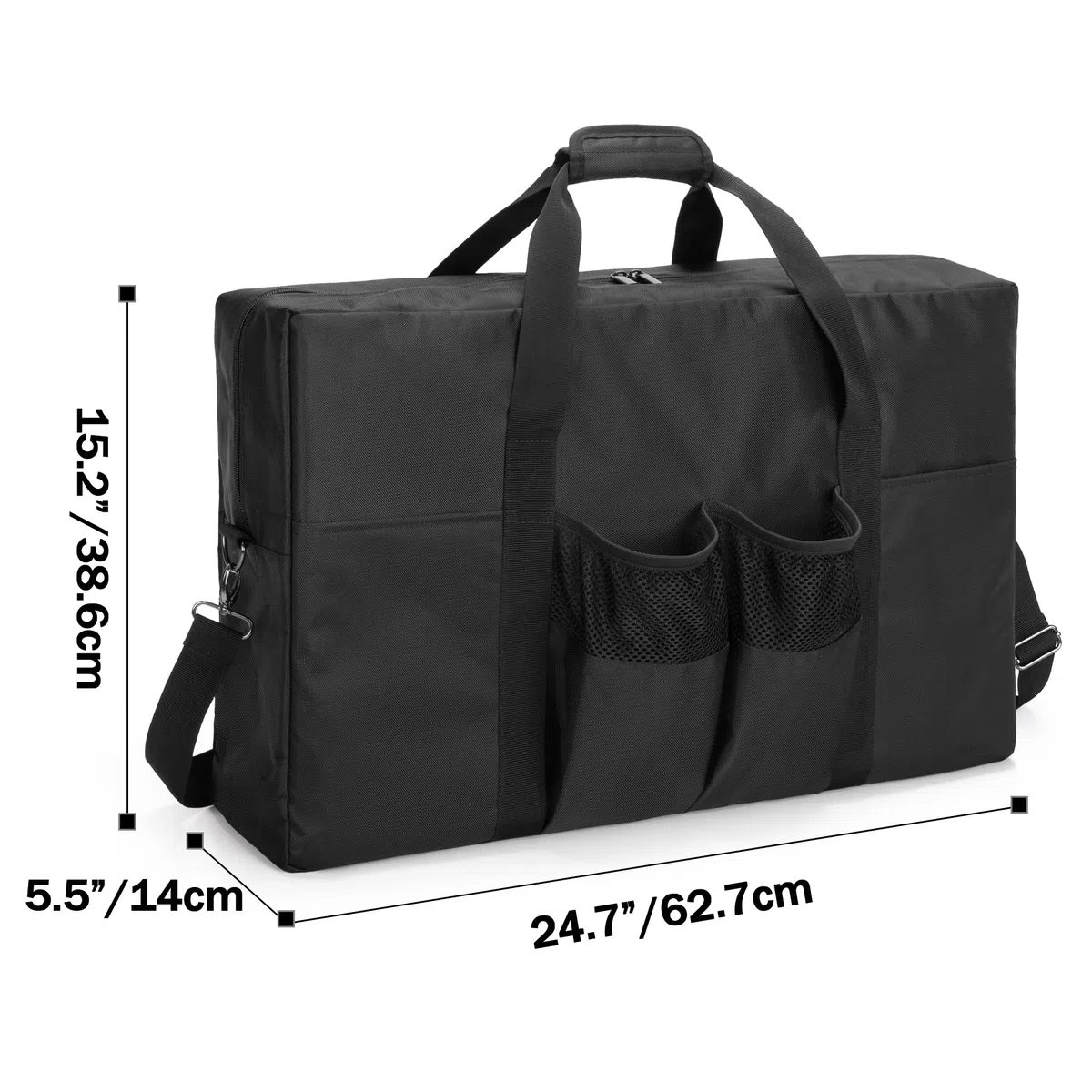 SAMDEW Custodia per Fornello da Campeggio, Custodia Portatile con Tasche per Utensili da Griglia, Borsa Portaoggetti per Fornello da Campeggio Compatibile con Coleman Fornello da Campeggio, Solo Borsa