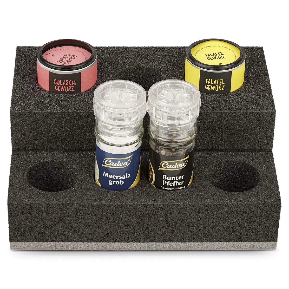HeoSolution Set di spezie per camper, roulotte e barche, set da 2100 spezie, piccolo