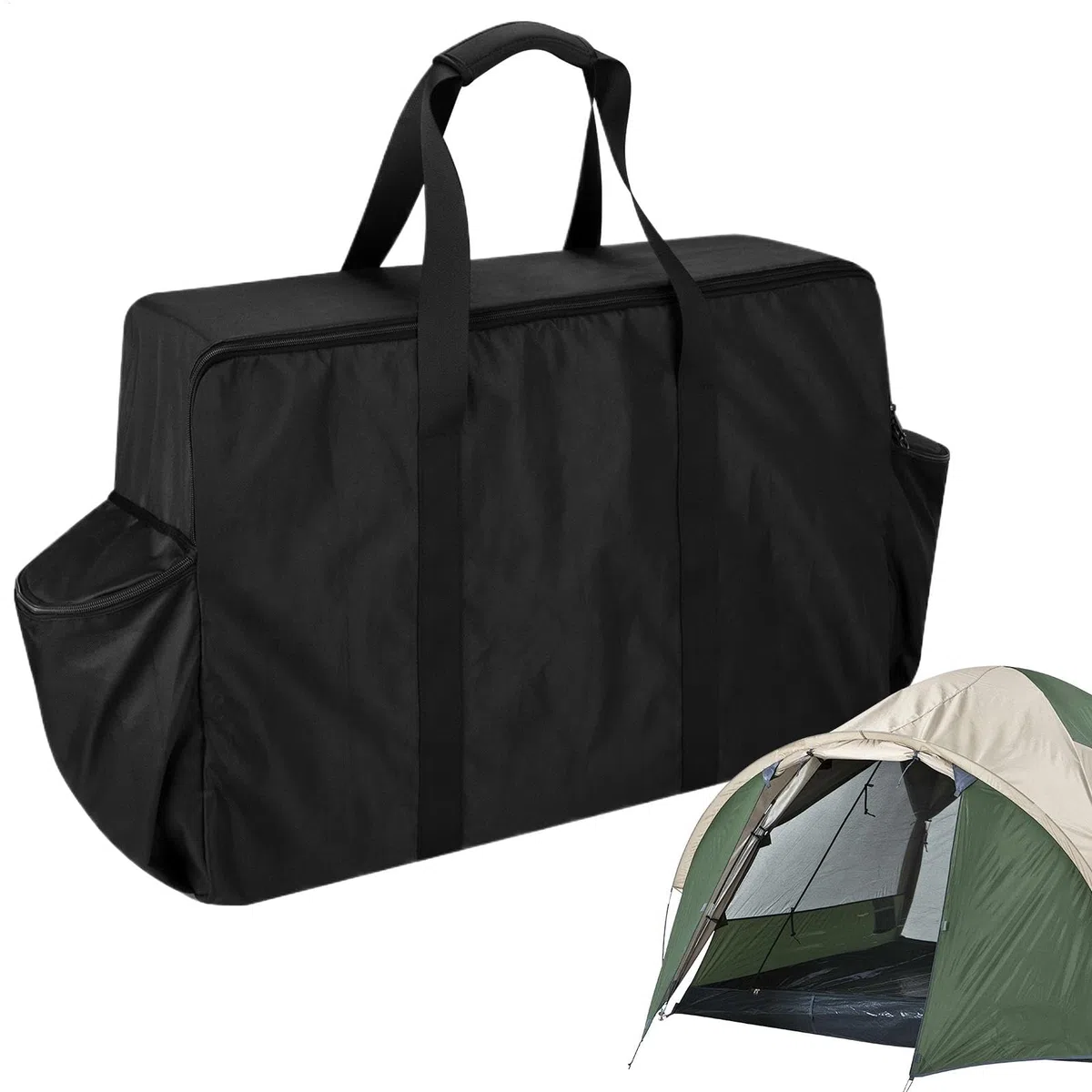 Borsa portaoggetti per utensili da barbecue, portatile, protettiva, organizer per attrezzi da esterno, porta utensili da griglia, accessori per serbatoio, pieghevole per barbecue,